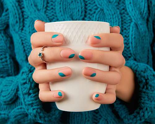 woman nails