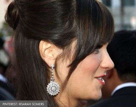 zooey deschanel bump hairstyle
