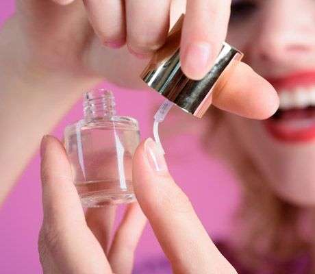 manicure care with base coat