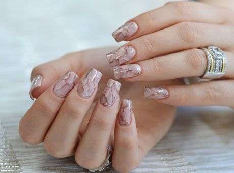 gothic nail art idea
