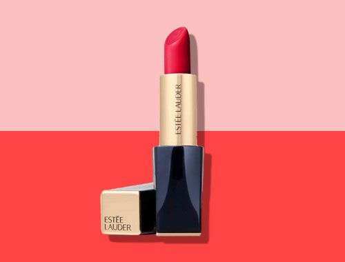 estee lauder red lipstick shade for dark skin tone